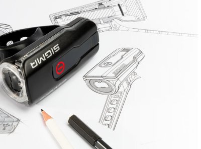 KOLESARSKA SVETILKA SIGMA AURA 60 USB POLNJENEJE + NUGGET II