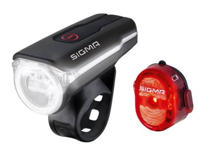 KOLESARSKA SVETILKA SIGMA AURA 60 USB POLNJENEJE + NUGGET II