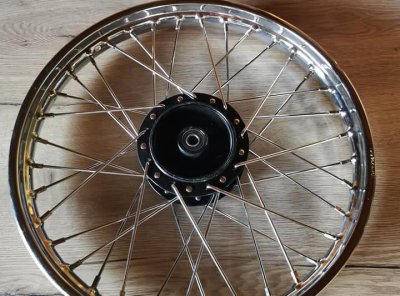 KOLO PRVO ZA MOPED TOMOS: 16"A3 PRVO KOLO MOPED TOMOS ČRNO PESTO