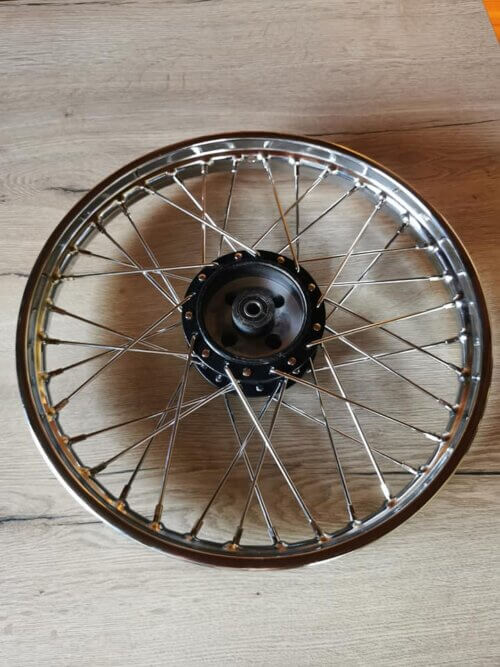 KOLO ZADNJE ZA MOPED TOMOS: 16"A3 DRUGO KOLO MOPED TOMOS ČRNO PESTO