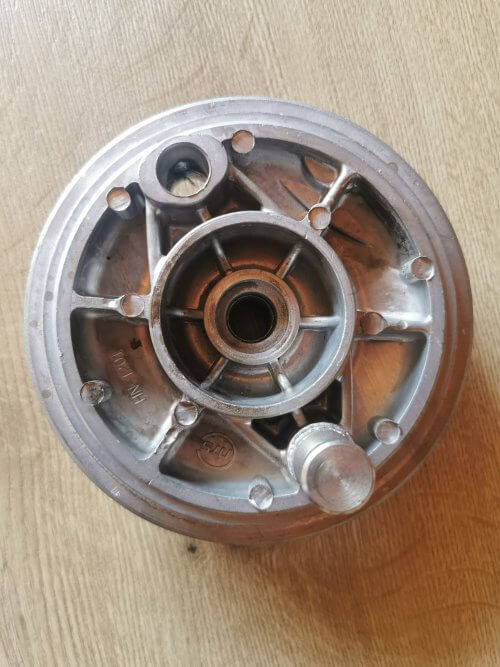 NOSILNA PLOŠČA ZADNJA ZA MOPED TOMOS T12 KROM