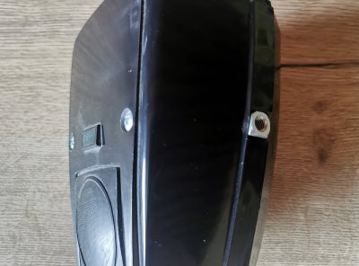 LUČ - ŽAROMET KVADRATNI ZA PE ČRNI BREZ ŽARNICE