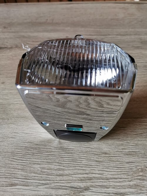 LUČ - ŽAROMET KVADRATNI ZA PE SIVA SVETLEČA BREZ ŽARNICE