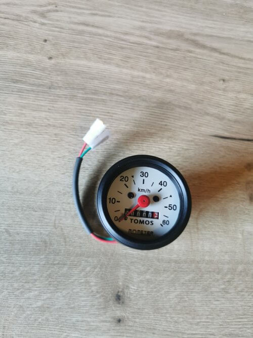 MERILNIK HITROSTI ŠTEVEC fi 60 SVETLA PODLAGA 60 KMH