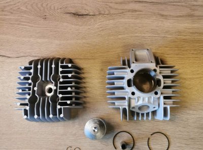 CILINDER – VALJ ZA MOPED TOMOS A35 DMP ALUMINIJ 65 CC Z GLAVO